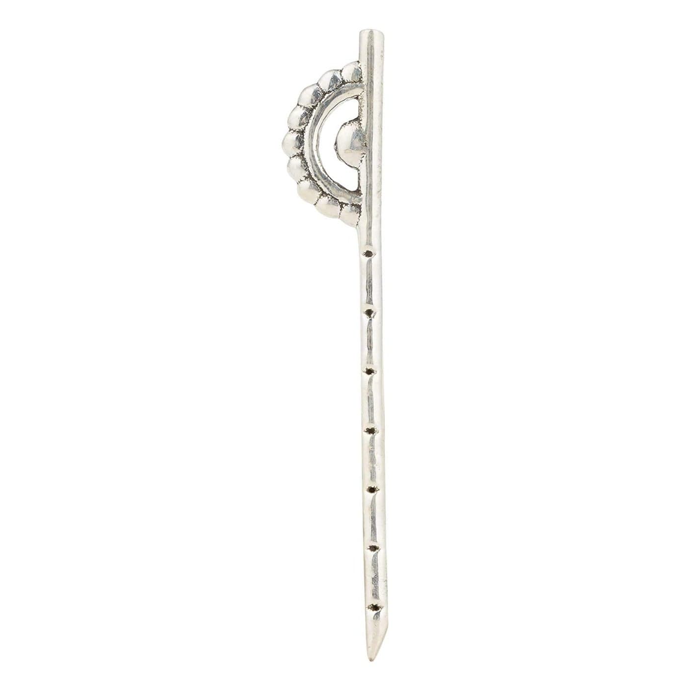 Dhruvs Collection 999 Pure Silver Designer BansuriFlute for Ladu Gopal Ji Bal Krishna for Janmashtami Pooja and for Mandir Decor