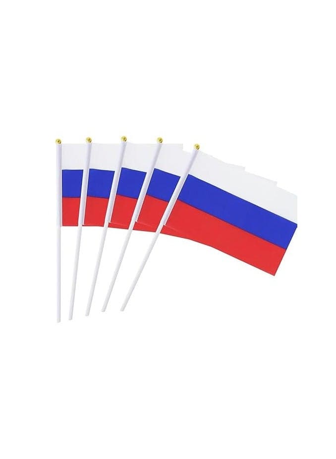Set of 10 Hand-Held Mini Country Flags - Perfect for Parades - Festivals and Party Decorations - Party Favors and Event Supplies