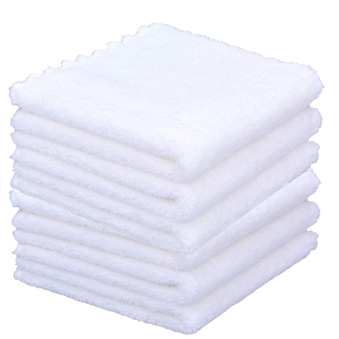 HOPESHINE Face Makeup Remover Cloths Wash Cloth for Face Towels Facial Cleaning Wipes Reusable Soft for Sensitive Skin Erase Mascara Eyeliner Foundation Lipstick with Just Water 12 inch X 12 inch
