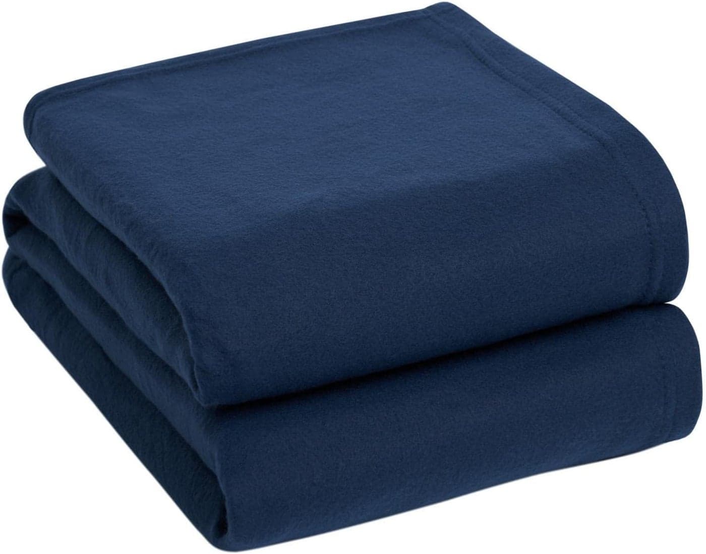 STARNSTYLE 300 TC All Season Solid/Plain Lightweight Polar Fleece Single Bed Blanket (152 x 230 cm) Blue Blanket SingleIV2