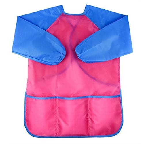 KUUQA Waterproof Children Art Smock Kids Art Aprons Painting Supplies Paints and brushes not included