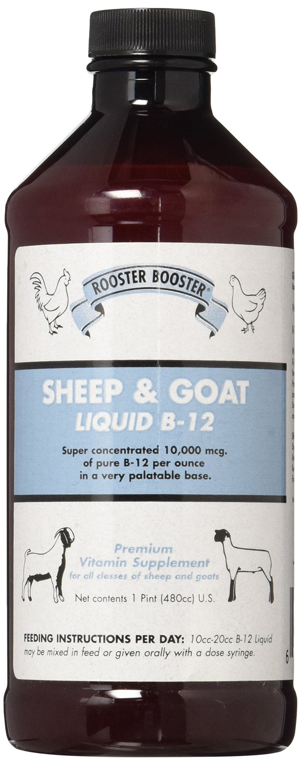 Rooster Booster B-12 Sheep and Goat Liquid, 16-Ounce
