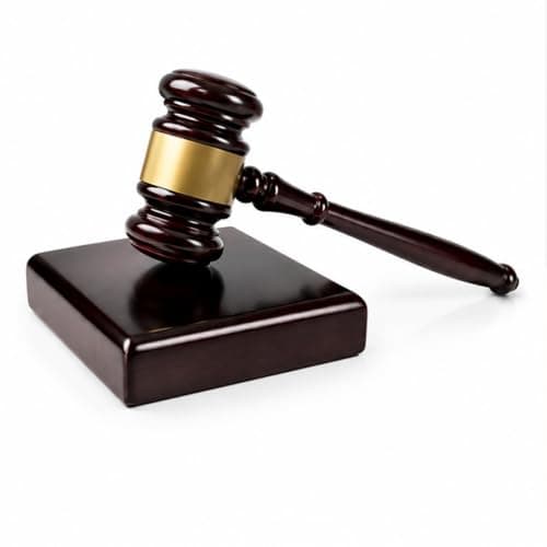 Wooden Gavel and Sound Block Set for Lawyers, Judges, and Chairmen of The Board - Perfect Desk Accessory for Local Club Presidents