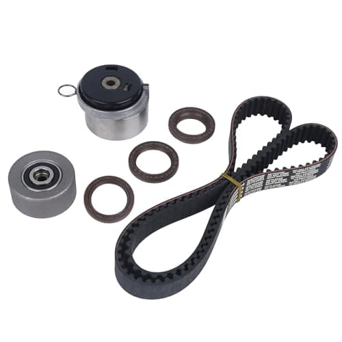 KUSATEC K015603XS Engine Timing Belt Kit Fit for 2009-2011 Chevy Aveo 5,2011-2015 Cruze 2016 Limited,2012-2018 Sonic,2009-2010 Pontiac G3,2008-2009 Saturn Astra;1.6 1.8L L4;Replace 1987948215