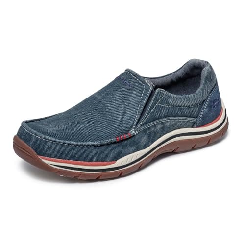 Skechers USA Men's Expected Avillo Relaxed-Fit Slip-On Loafer,Navy,11 Medium US