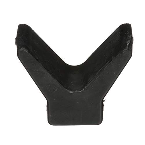Seachoice Molded Y Bow Stop, Black, Boat Trailer, 3 in. X 3 in. X 1/2 in.