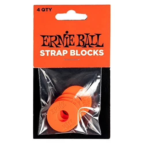 Ernie Ball Strap Blocks, Blood Orange (P05620)