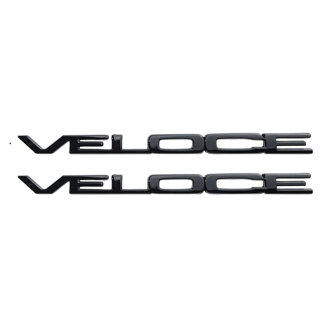 Car Head Fender Letter Decoration Stickers Black Veloce Label for Alfa Romeo Giulia Stelvio Tonale mito Giulietta 159 147 156 GT Modification Accessories