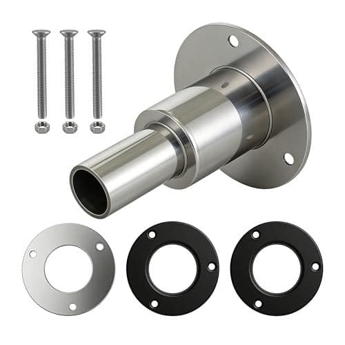 Thru Hull Exhaust Skin,for Diesel Parking heaters,24mm Stainless Steel 316 Tube Pipe Socket Hardware