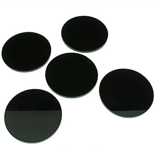 LITKO Model Display Base 2 Inch Circular 2 Inch Round 51mm 5 Pack RPG Large Figure Size