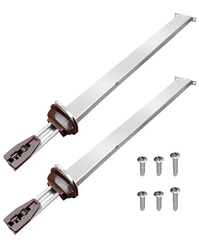 Drawer Metal Track and Rails Kit Fits for Kenlin RiteTrak II Replacement Drawer Track Slide Kit for Dresser Nightstand Cabinet Kitchen Drawer Slides 2 Pack
