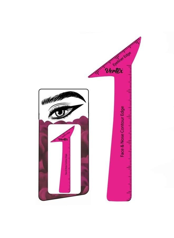 Eyeliner Stencils Pencil Liquid Waterproof Tool For Liner Makeup Brush Pen Stamp Thin Sharpener Cat Eyes Small Angled Wing Tip | Real Beginners Techniques Eye Shadow Lines Gel Eyebrow Pomade Black