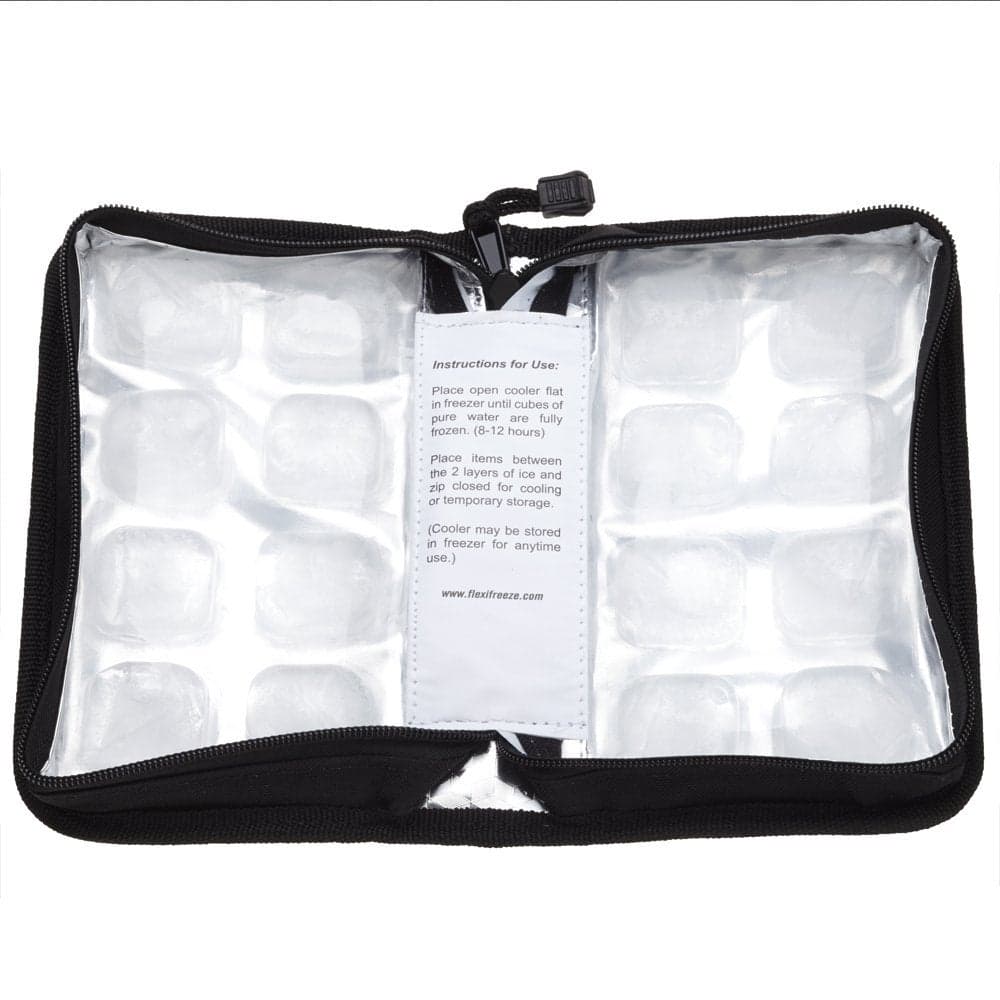 FlexiFreeze Pocketbook Breastmilk Cooler Black