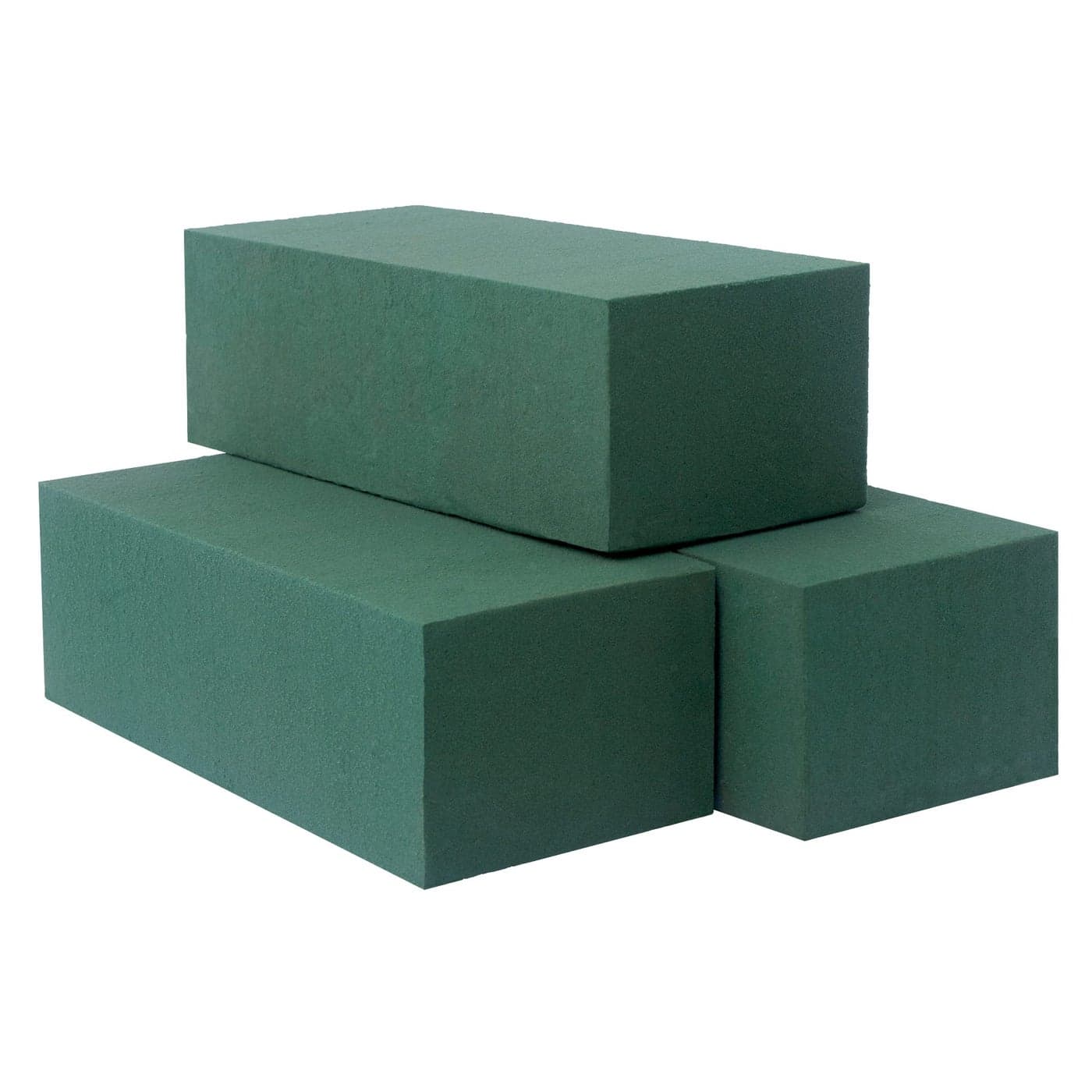 FLOFARE Large Pack of 3 Dry and Wet Floral Foam Blocks for Fresh and Artificial Flowers Each 78 L x 35 W x 24 H for Wedding Birthdays Home Office and Garden Decorations