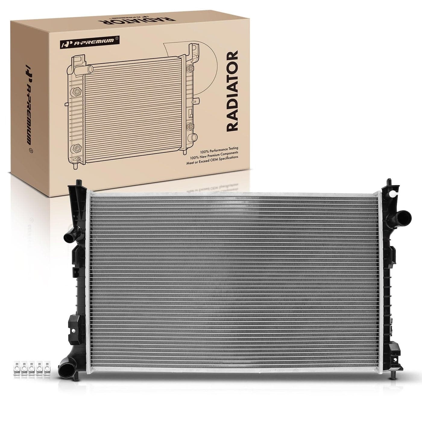APremium Engine Coolant Radiator Assembly Compatible with Ford Edge 20072014 Lincoln MKX 20072015 35L 37L Replace 7T4Z8005B 8012936