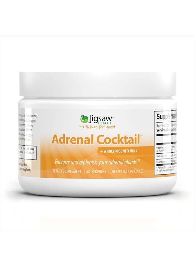 Adrenal Cocktail with Whole-Food Vitamin C, 60 Servings