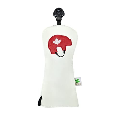 Foretra Driver Headcover Golf Club Covers Canada Hockey Novelty Hybrid Fairway Wood Head Cover Golf Accessories for Most Brands