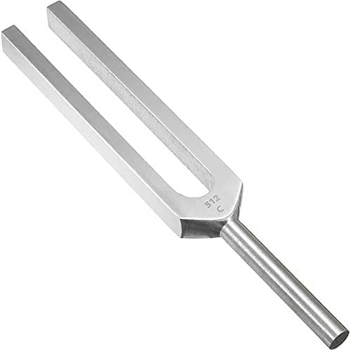 DEXSUR Medical Grade Aluminum Alloy Sensory Professional Instrument for DNA Repair Healing Tuning Forks Sound Healing Fork, One Each of C 512 Tuning Fork