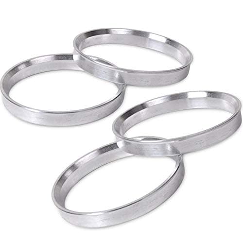 ZHTEAPR 4pcs Wheel Hub Centric Rings 71.5 to 78.1 OD=78.1mm ID=71.5mm Aluminium Alloy Wheel Hubrings 78.1 to 71.5