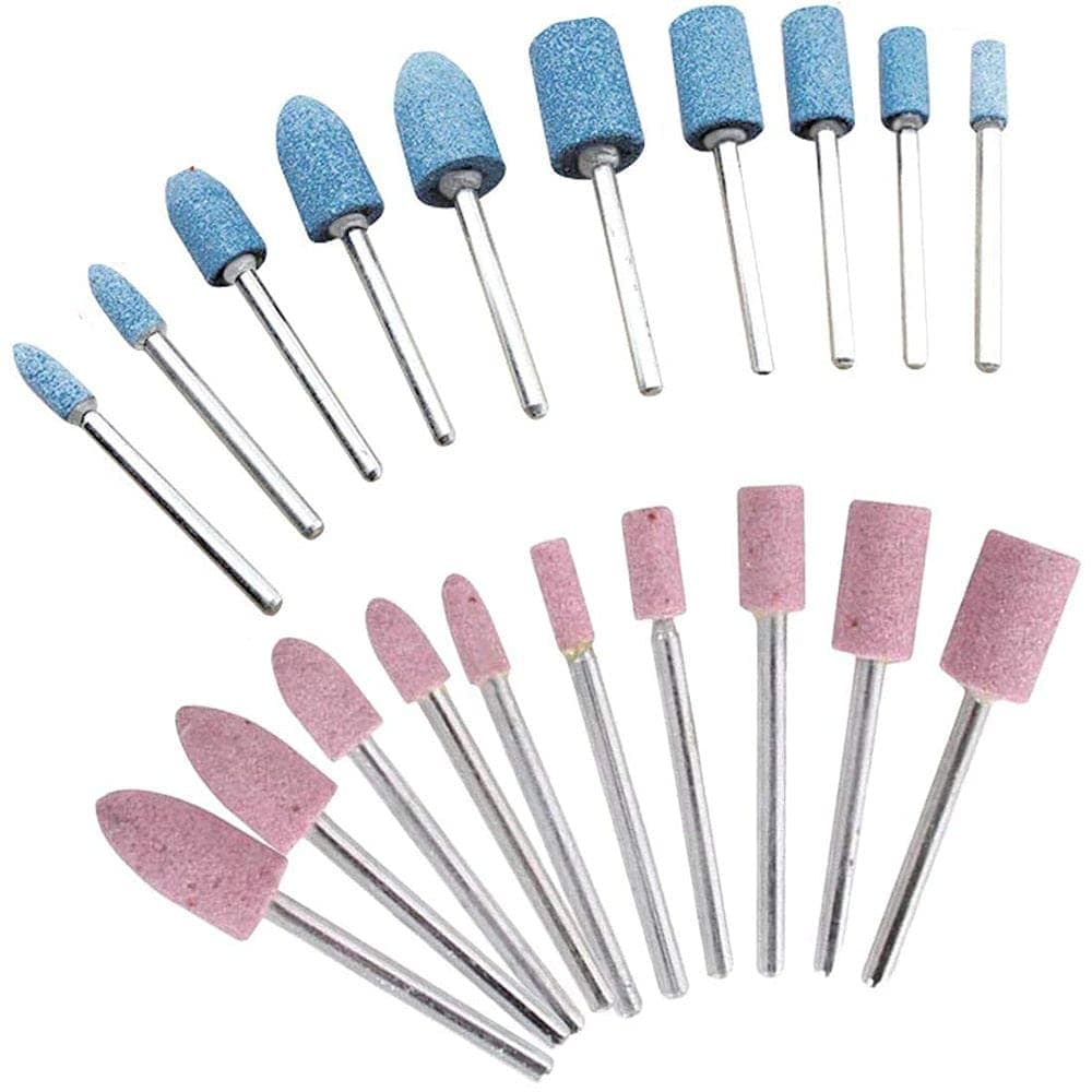 DIY Crafts CTDIYHI54351 44204 Shank 10pcs Abrasive Mounted Stone Set Grinding Burr Wheel for Dremel 4000 3000 Dremel Rotary