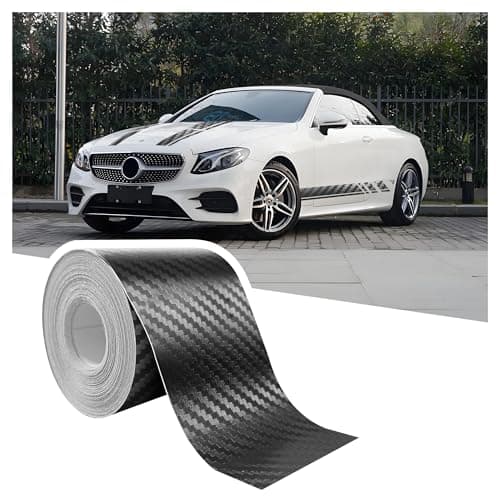 carleef 30FT x 2 Carbon Fiber Wrap Pin Striping Tape for CarsCarbon Fiber Tape for All Vehicles Body ComponentsUniversal Automotive Pinstriping Tape Car Decorations for Car Truck 2 inch