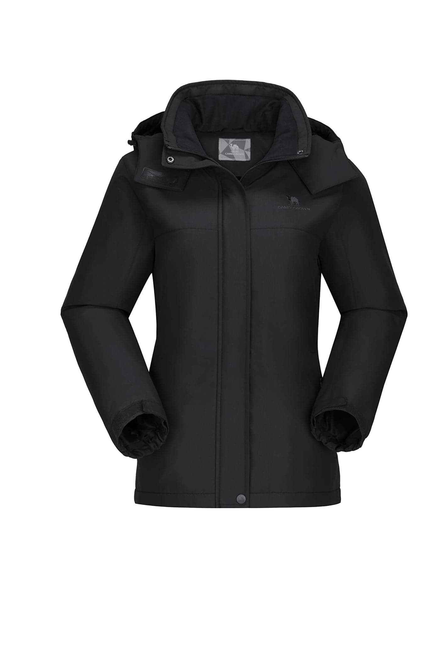CAMEL CROWN Womens Ski Jacket Thicken Winter Snow Coat Warm Fleece Mountain Waterproof Female Jacket Hooded Windbreaker