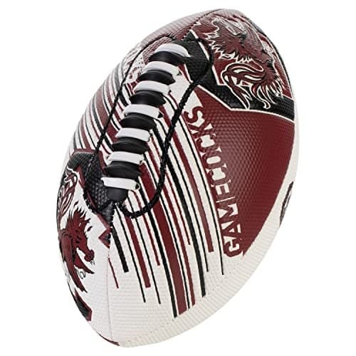 Franklin Sports Texas A&M Aggies Foam Football - Youth Mini Football for Kids - 8.5" Junior Soft Foam Ball - SPACELACE Easy Grip Cover - Perfect Toy for Kids
