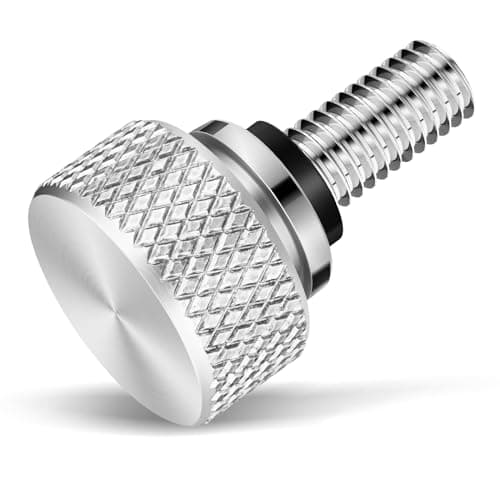 Amazicha Stainless Steel Seat Bolt Rear Seat Screw Quick Mount 1/4"-20 Thread Compatible for Harley Sportster Softail Touring Dyna 1996-2025