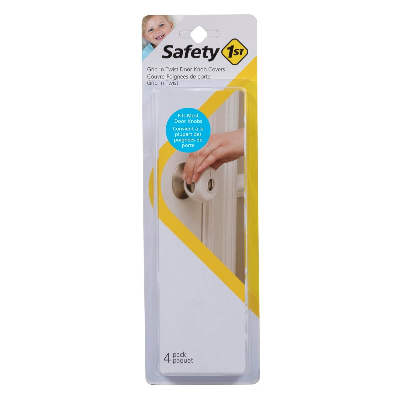 Safety 1st Grip N Twist Door Knob Cover 4Count