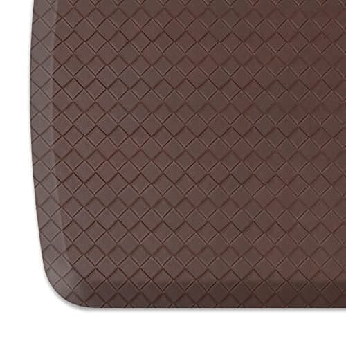 GelPro Elite Premier Gel Foam AntiFatigue Kitchen Floor Comfort Mat 20 x 48 Basketweave Truffle