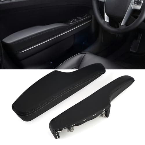 Donpida Inner Door Armrest Front Left Driver And Right Passenger Side Compatible with Dodge Charger 2011-2023 And Chrysler 300 2011-2023 Replaces 1WK37DX9AB Black