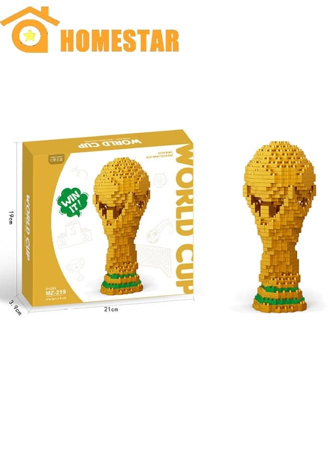 Trophy Building Kits, Construction Toys, Puzzle 3D Foot, Toys Suitable for Adults and Children