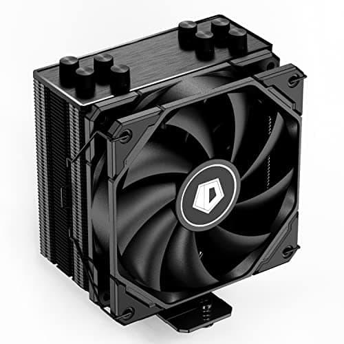 IDCOOLING SE224XTS Black CPU Cooler 4 Heatpipes CPU Air Cooler 120mm PWM Fan CPU Fan for Intel LGA1700115X1200 AMD AM4AM5