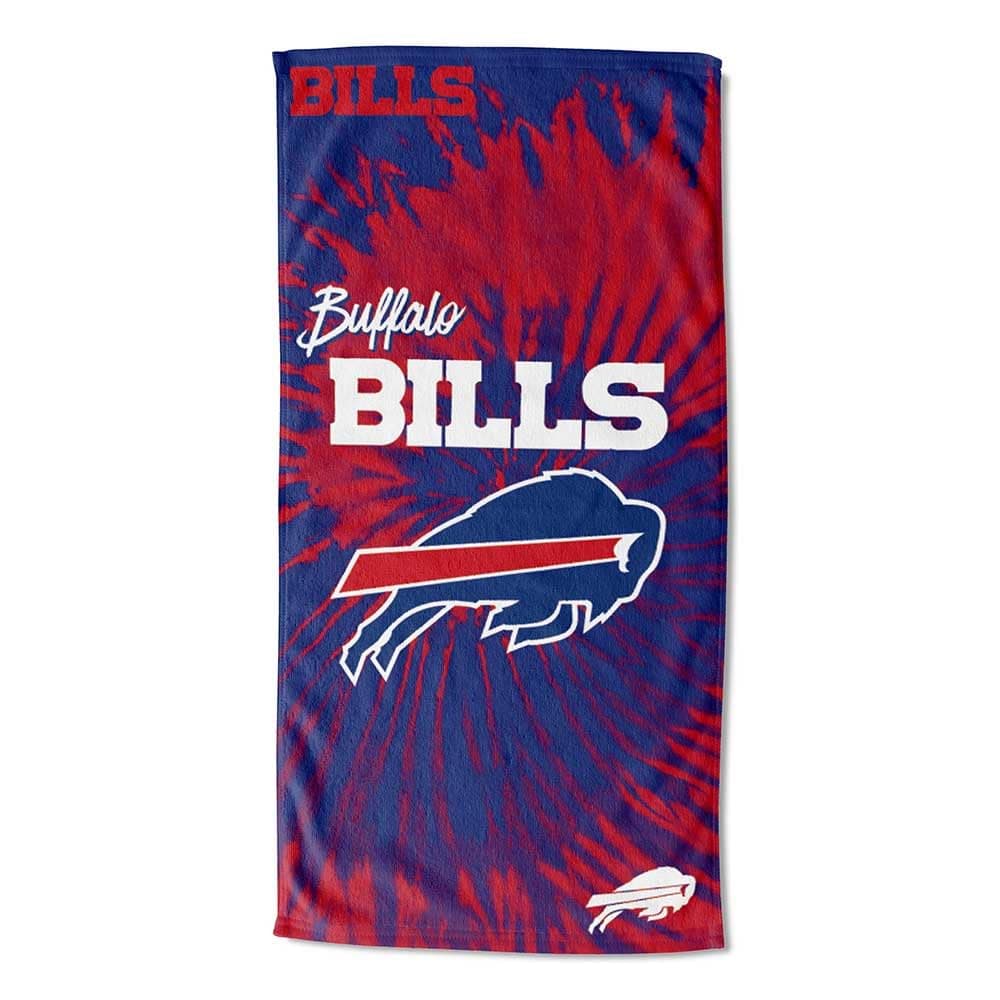 Northwest NFL Buffalo Bills UnisexAdult Beach Towel 30 x 60 Psychedelic