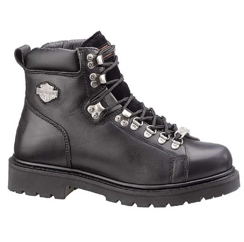 HarleyDavidson Mens Dipstick 6Inch Motorcycle Black Boots D91610
