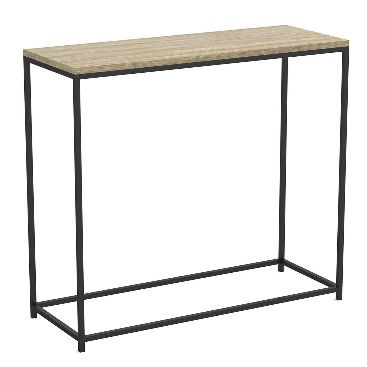 Safdie Console TableDark TaupeBlack Metal