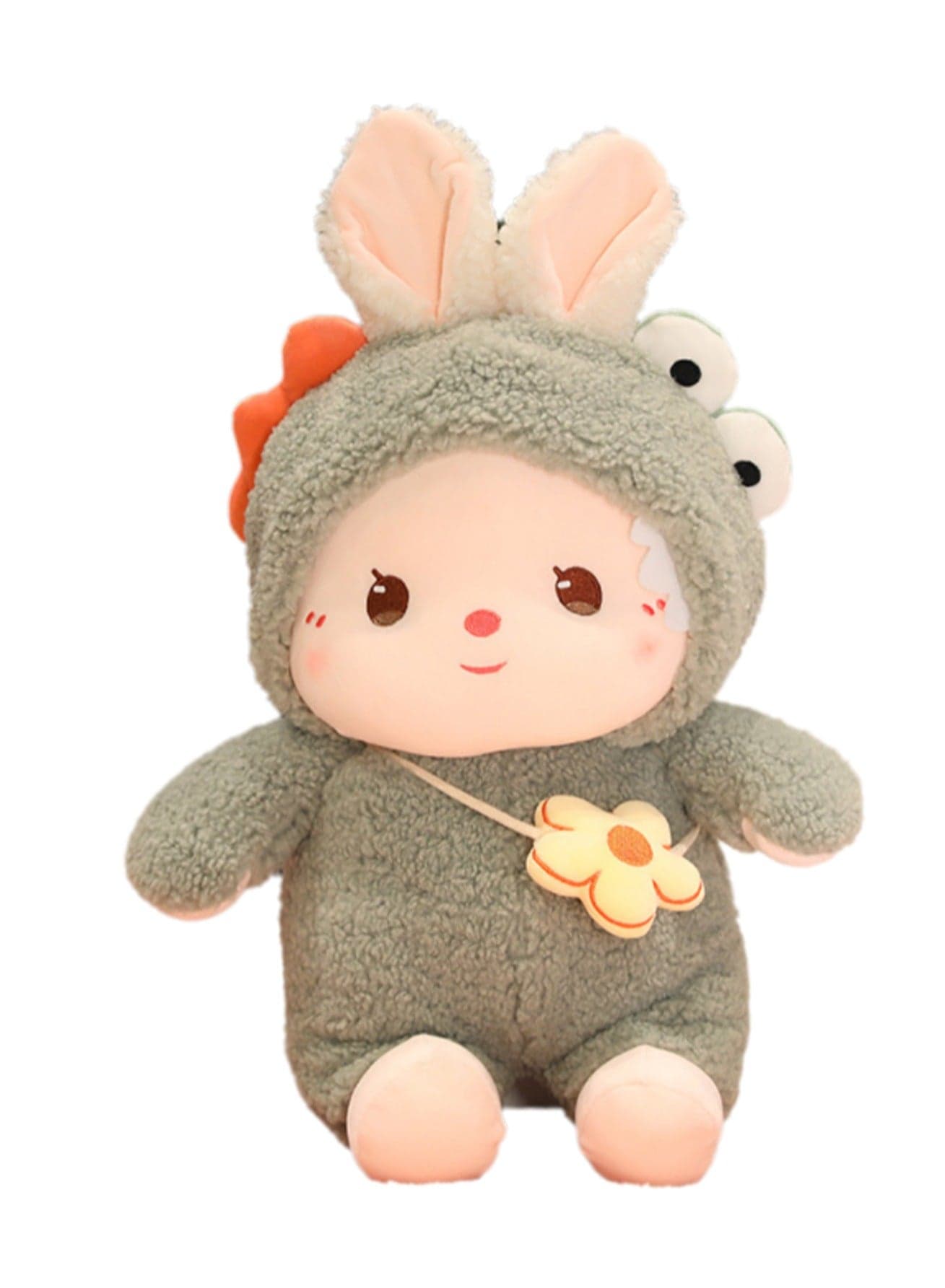 30 CM Cute Rabbit Plush Toy Soft Stuffed Cartoon Doll For Girls And Boys All Ages Gift(Green)