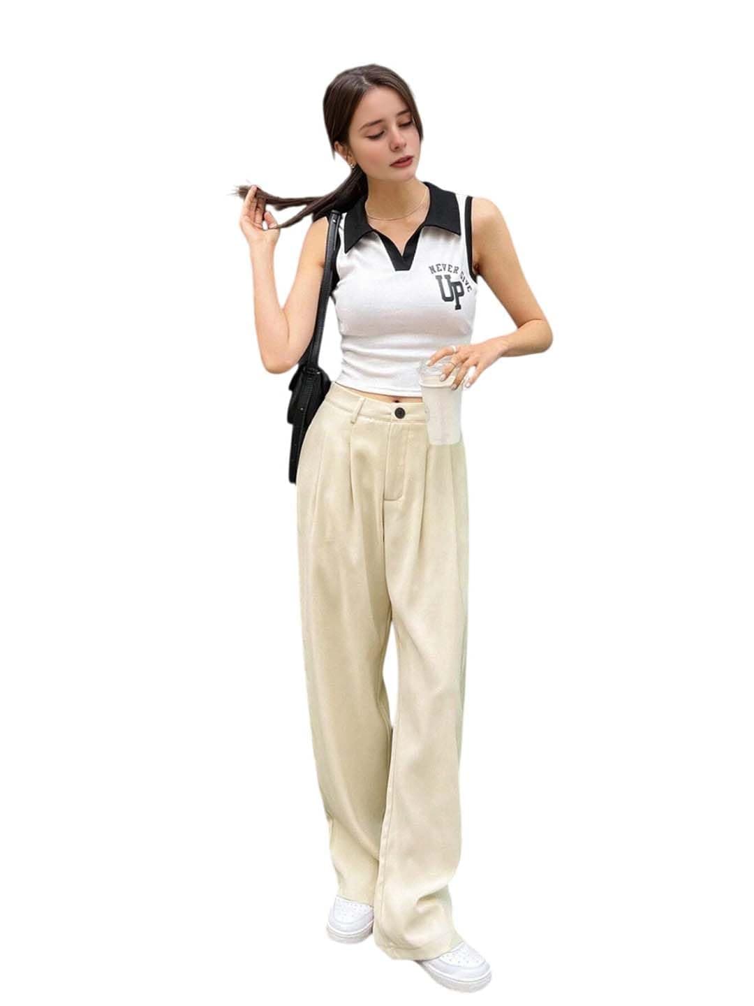 KOTTY Regular Fit Women Solid Trousers
