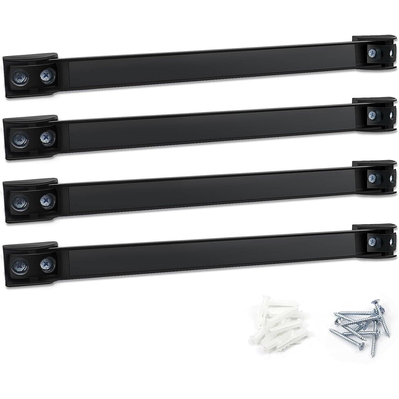 DGSL Magnetic Tool Holder Strip 4 Pack 12 In Heavy Duty Tool Organizer Magnetic Strip Tool Magnet Bar For Garage Tool Organization