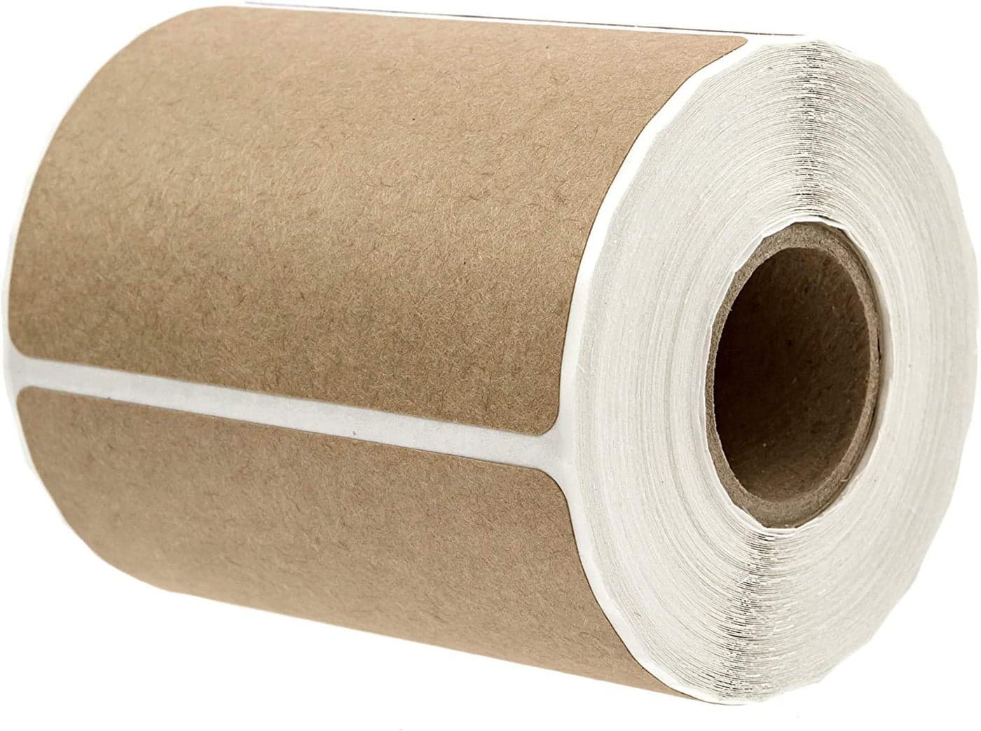 2" x 3" Brown Kraft Rectangle Color Code Labels / 250 Permanent Adhesive Write On Labels/Blank Kraft Stickers