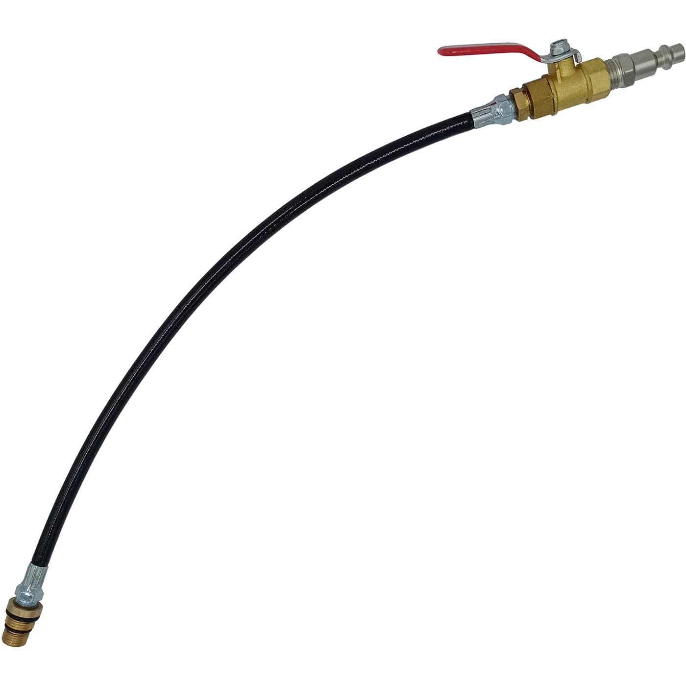 kweiny Engine Air Valve Holder and Cylinder Leakage Testing Assistant ToolHeavy Duty Hose 1000PSI Fit with M12 or M14 Thread