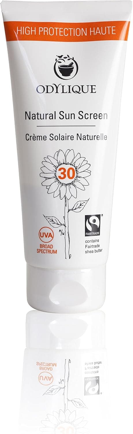 Odylique Natural Sunscreen SPF30 100ml Vegan CrueltyFree Broad Spectrum UVA UVB Protection For Face Body