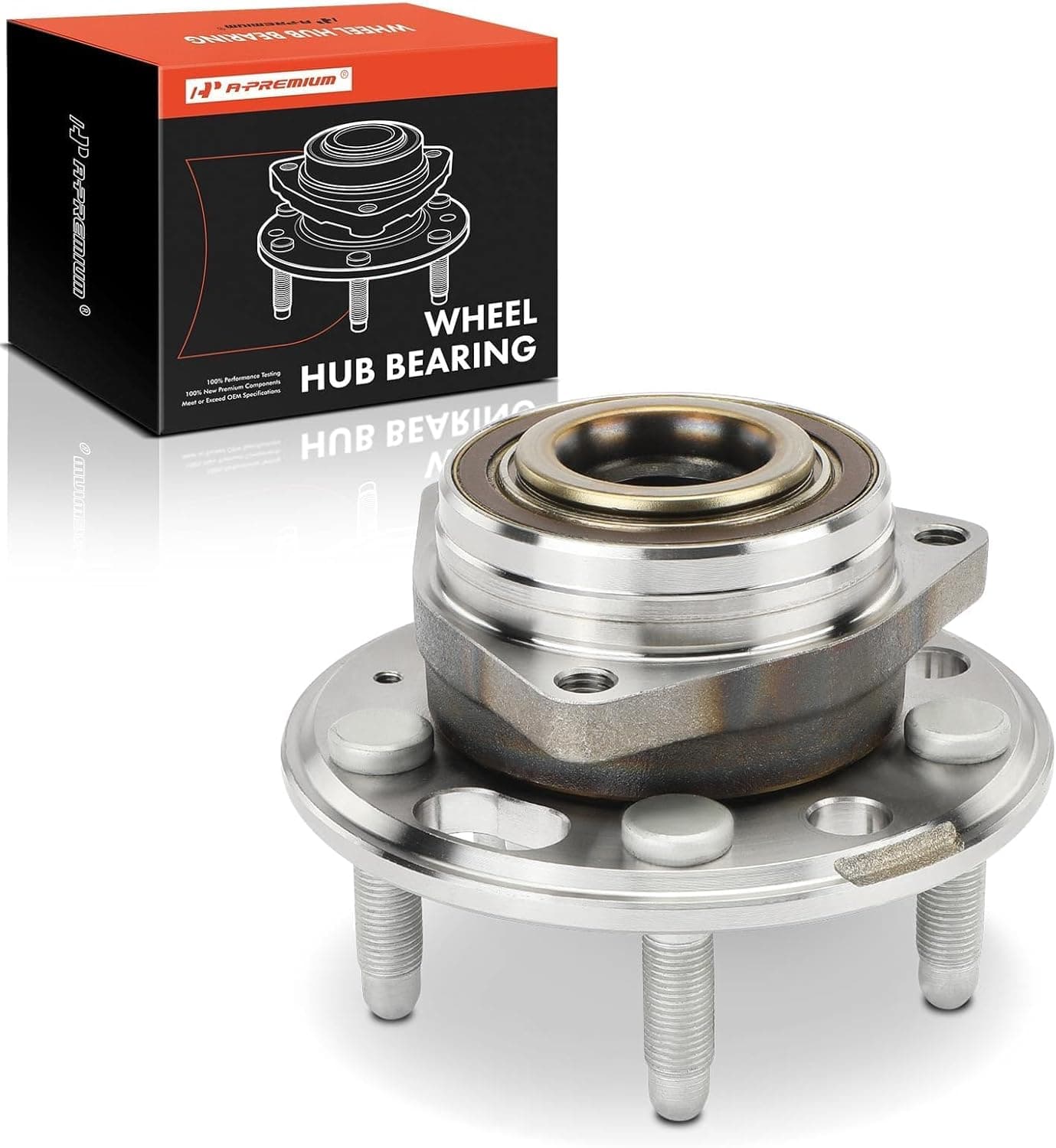 A-Premium Front Rear Wheel Bearing and Hub Assembly - Compatible with Chevy GMC Buick Cadillac Models