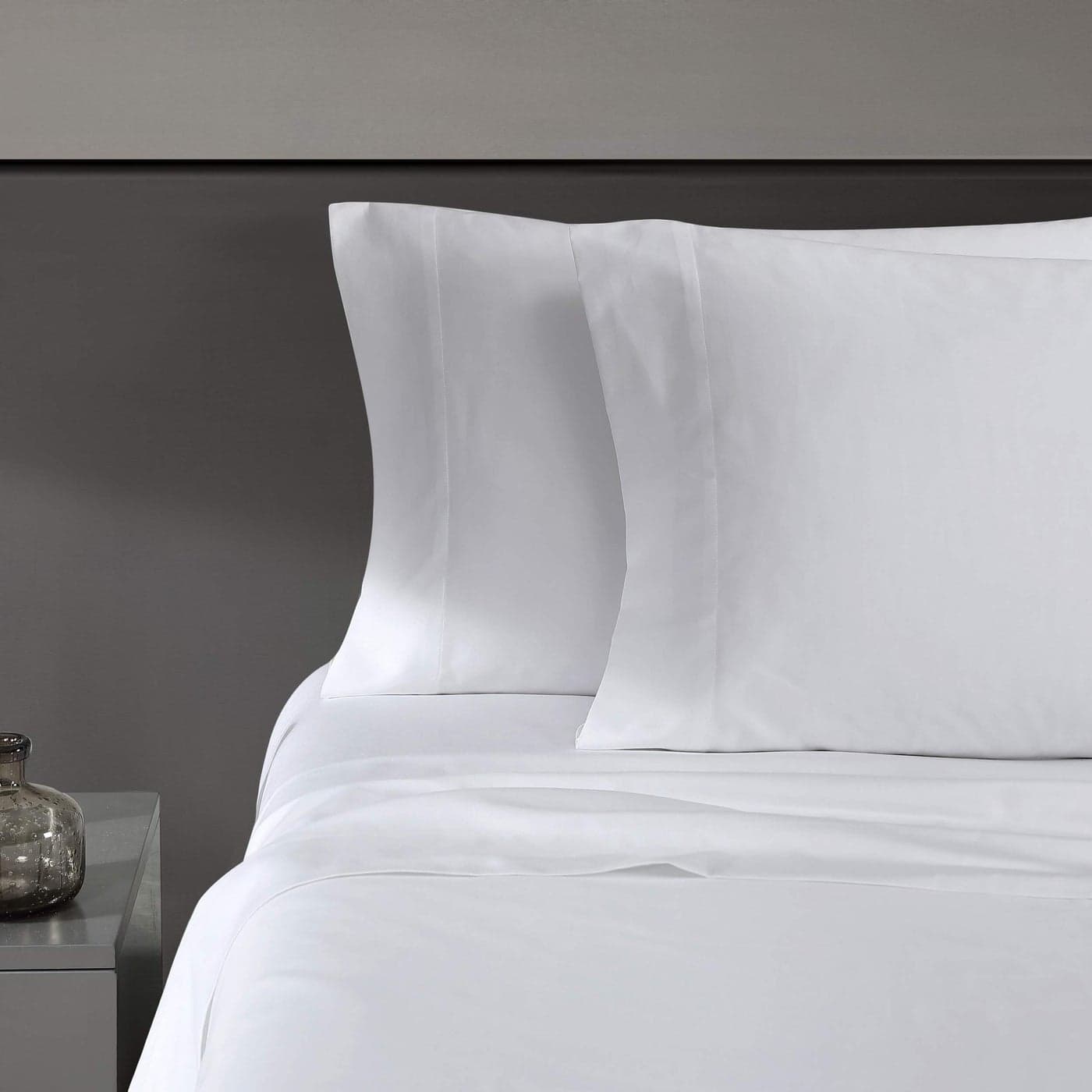 Vera Wang King Sheet Set Luxury Sateen Cotton Bedding 800 Thread Count Soft Smooth Home Decor White4 pcs King
