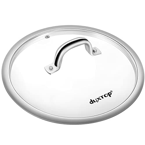 Duxtop Cookware Glass Replacement Lid (Exterior Diameter: 6-3/4inch, Interior Diameter: 6-1/4inch)