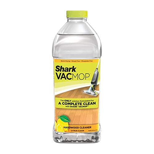 Shark VACMOP Hardwood Cleaner Refill 2 Liter Bottle, Compatible with VM252 & VM180, Cleans & Disinfects Sealed Finished Floors, Stone, Laminate & Tiles, Citrus Clean Scent, VCW60