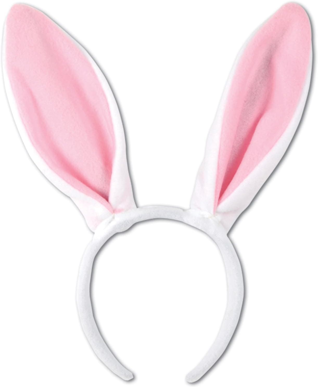 SoftTouch Bunny Ears white pink Party Accessory 1 count 1Pkg