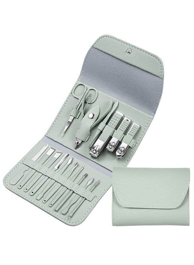 16-Piece Manicure and Pedicure Set, Nail Clippers Cuticle Scissors Manicure Knife Manicure Tools