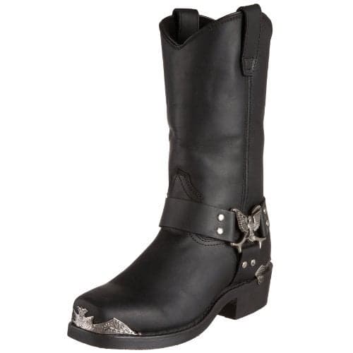 Dingo Men's Chopper Harness Boot,Black,12 EW US