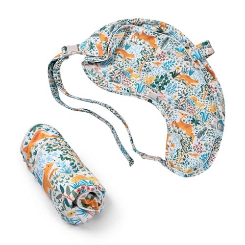 Boppy Uplift Nursing Pillow Cover Soft Washable Microfiber Bottle Breastfeeding Pillow Cover with Belt Uplift Feeding Pillow Sold Separately Colorful Forest Animals